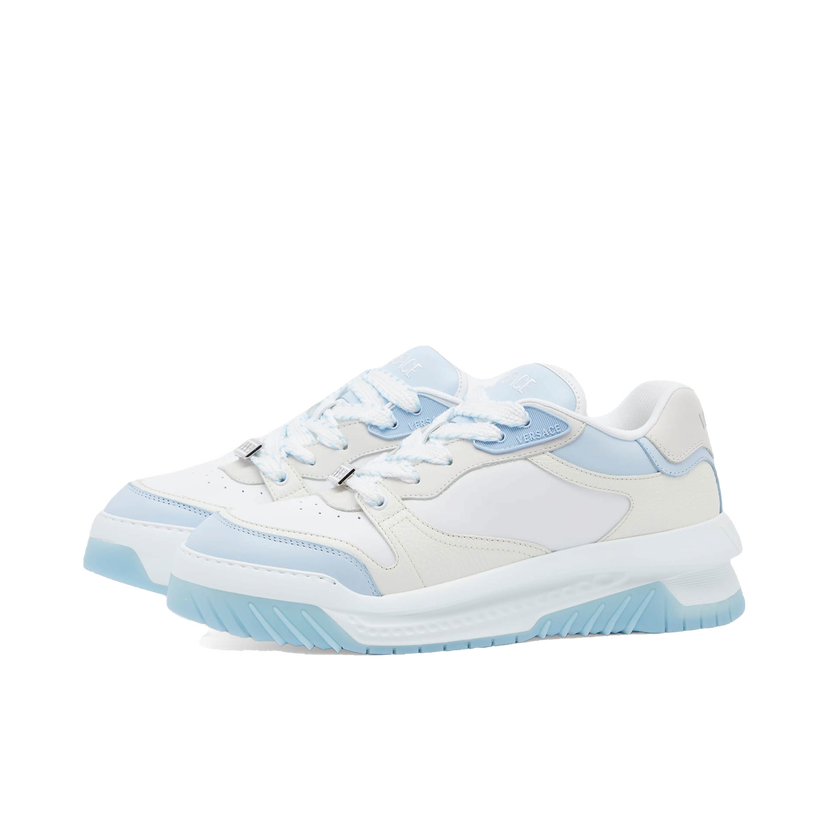 Sneakers och skor Versace Blue Hydrangea White Palladium Vit | 1015437-1A10925-5UA8P
