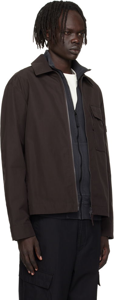 Jacka Stone Island Stone Island Weatherproof Canvas Overshirt Brun | K2S15 1200018 S00F1, 1