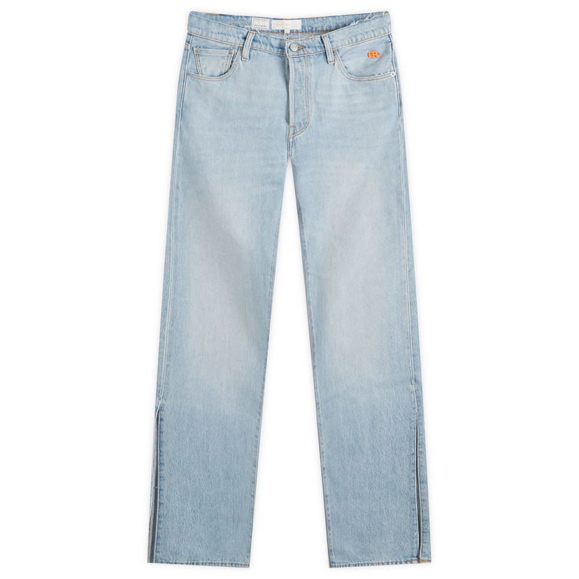 Jeans ERL ERL x Levis 501 Split Hem Denim Jeans Size 34 Blå | ERL07P202-1