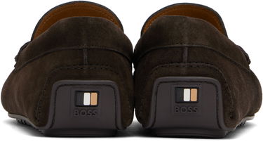 Sneakers och skor BOSS BOSS Suede Loafers Brun | 50541750, 4