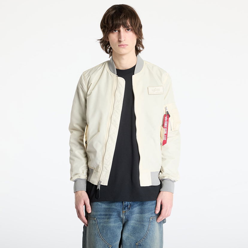 Bomberjacka Alpha Industries Alpha Industries MA-1 TTC Two Tone Contrast Bomber Jacket Beige | 126101-300