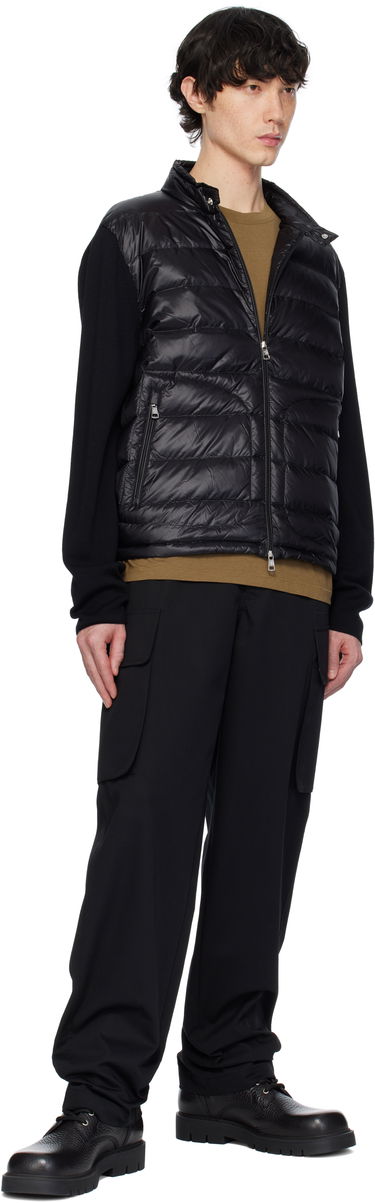 Pufferjacka Moncler Moncler Padded Zip-Up Jacket Svart | K10919B00016M1131, 4