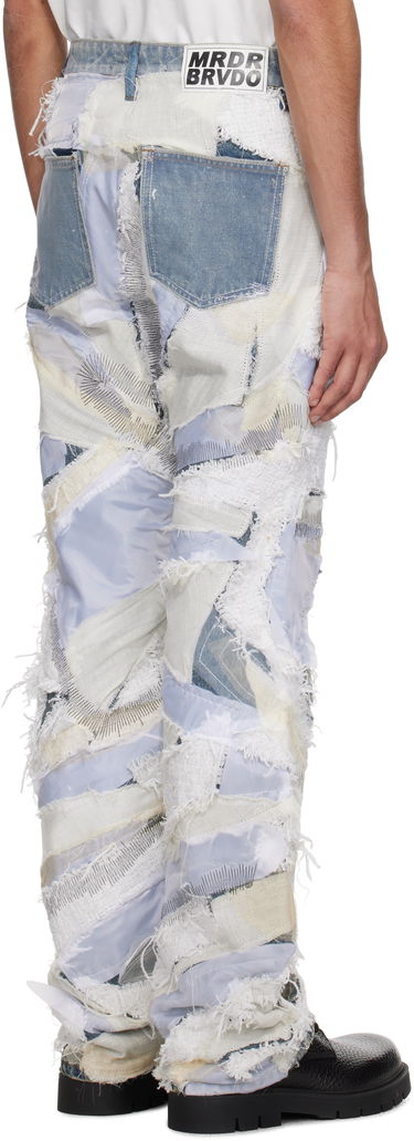 Jeans Who Decides War Who Decides War Beach Sand Patchwork Jeans Blå | 1120660001SS25, 2