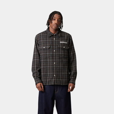Skjorta Carhartt WIP Carhartt WIP Runaway Millett Long Sleeve Shirt Brun | I034383_4, 0