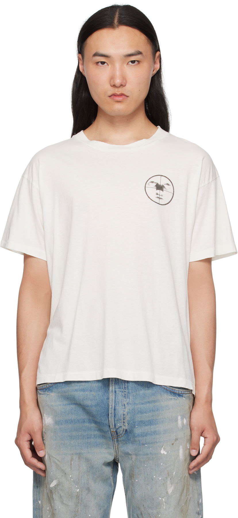 T-shirt Enfants Riches Déprimés Enfants Riches Déprimés Ritual Prayer Graphic T-Shirt Vit | 010-822