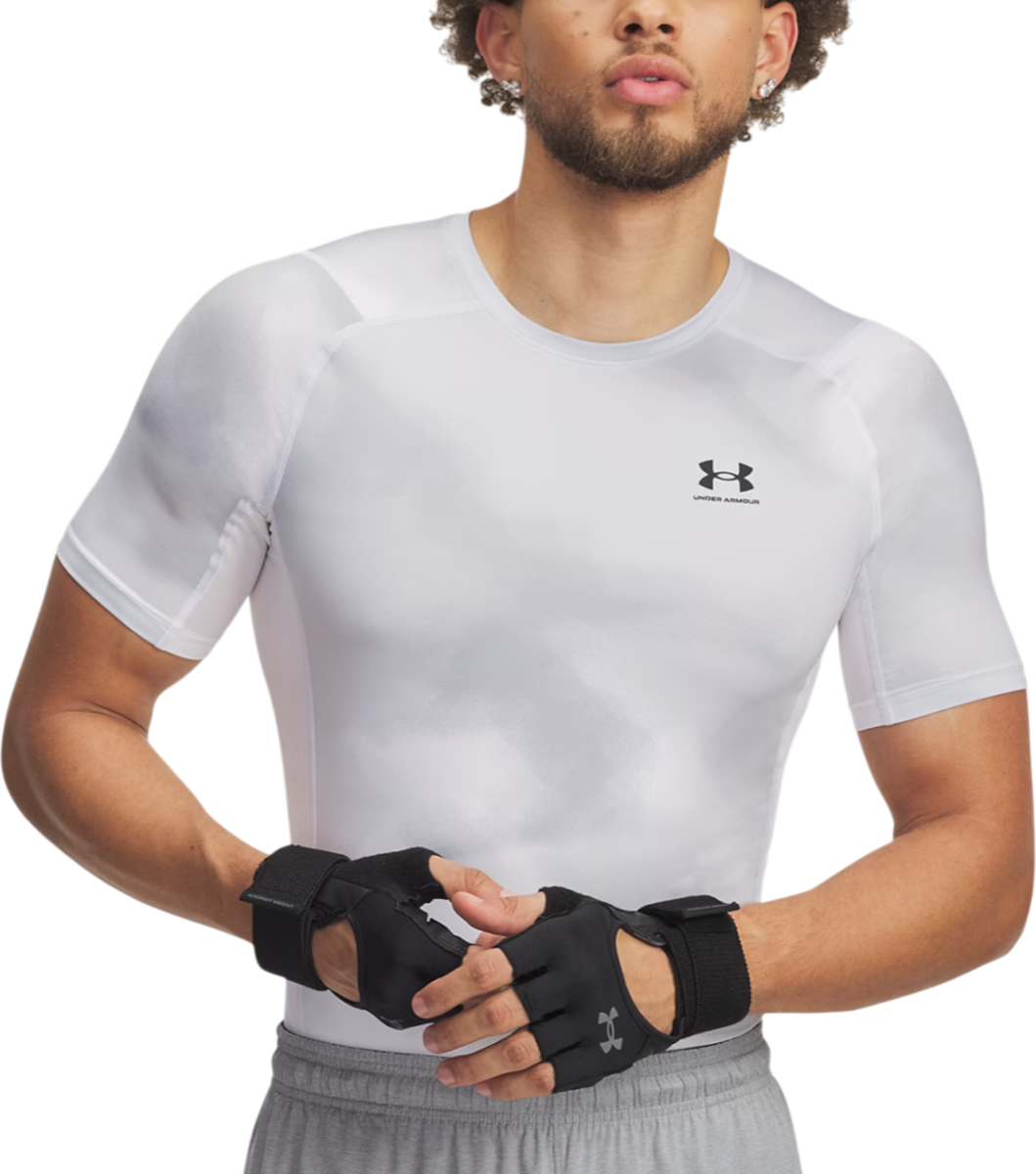 T-shirt Under Armour HG Armour Printed Short Sleeve T-Shirt Vit | 1383321-101, 0