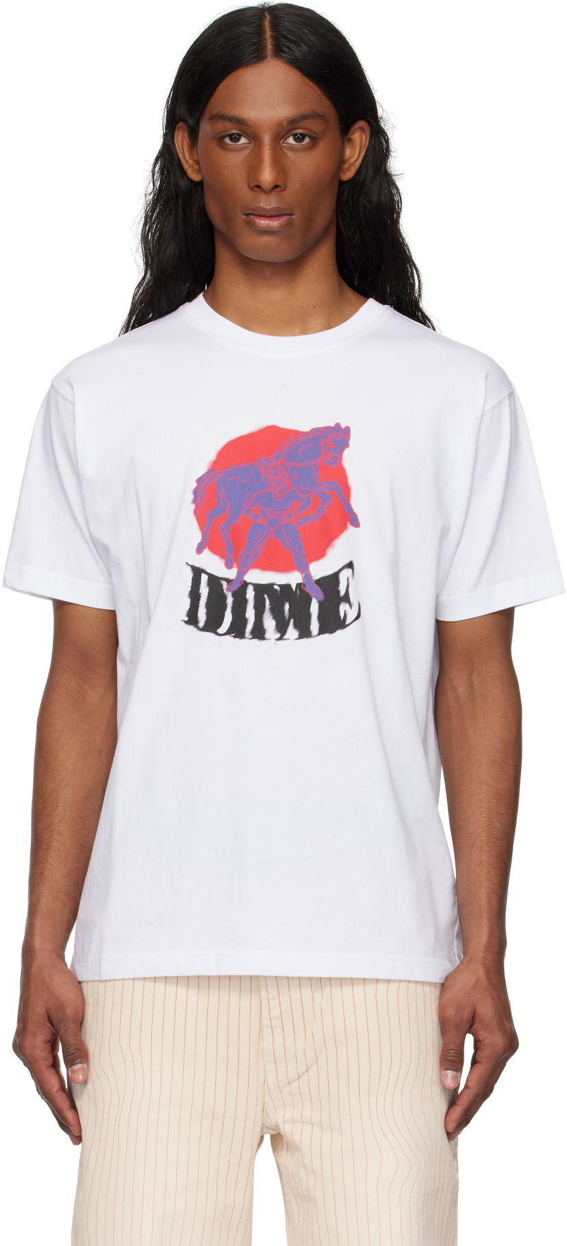 T-shirt Dime Dime Horseplay Graphic T-Shirt Vit | DIME2SP2556WHT