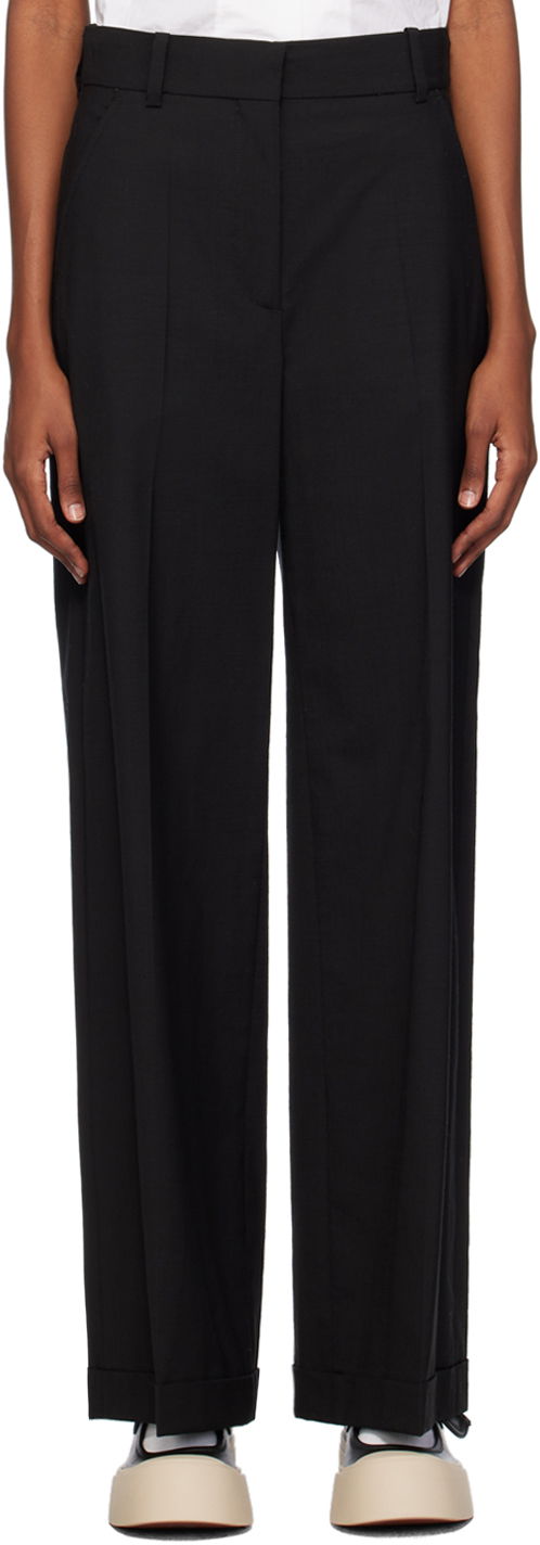 Byxor KENZO Paris Tailored Trousers Svart | FE52PA0869RB