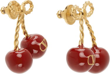 Örhängen Valentino Valentino Garavani Chez 'Valentino' Cherry Earrings Röd | 6W0J0Z80MJP, 1
