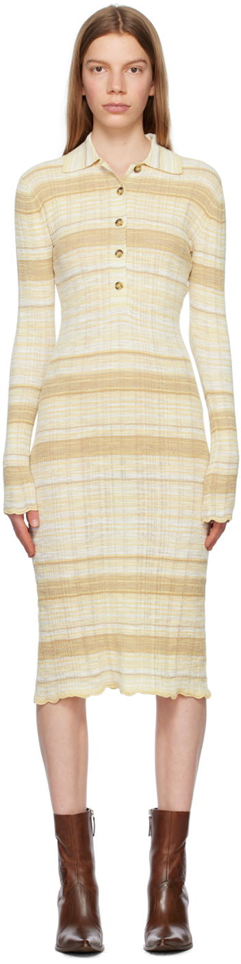 Klä Acne Studios x SSENSE Midi Dress Beige | FN-WN-DRES000896, 0