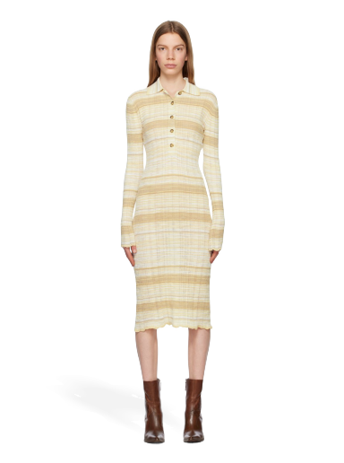 Klä Acne Studios x SSENSE Midi Dress Beige | FN-WN-DRES000896