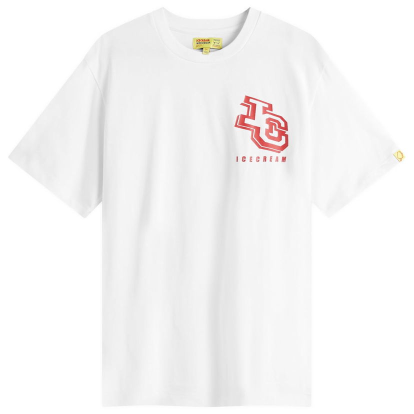 T-shirt BBC IceCream Workwear T-Shirt, Size Large Vit | ICW25109-WHT