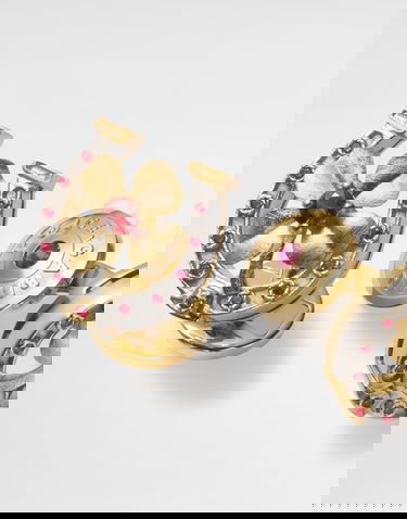 Smycke Dolce & Gabbana Dolce & Gabbana Good Luck Horseshoe Cufflinks with Rubies and 18K Gold Flerfärgad | WFKG1GWRUB1ZOO00, 1