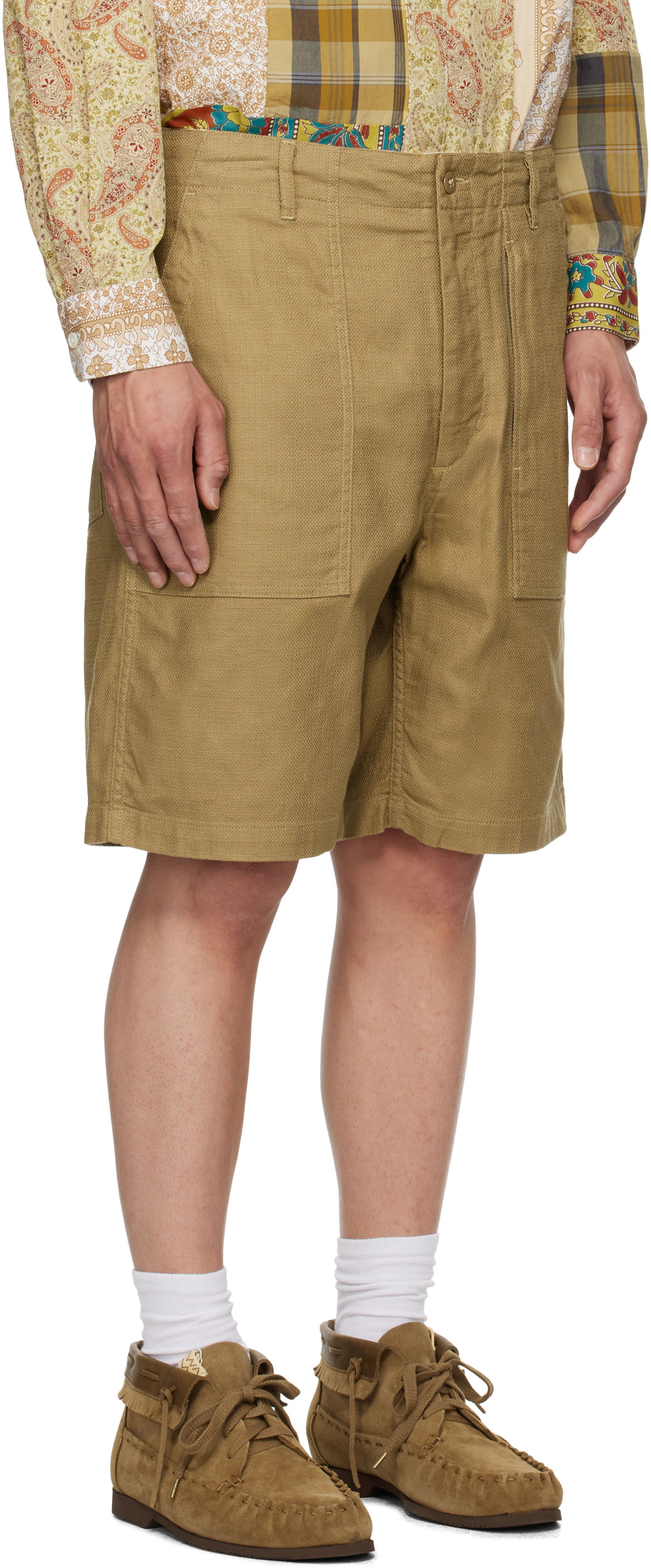Shorts Engineered Garments Engineered Garments Fatigue Shorts Brun | 25S1E003, 1