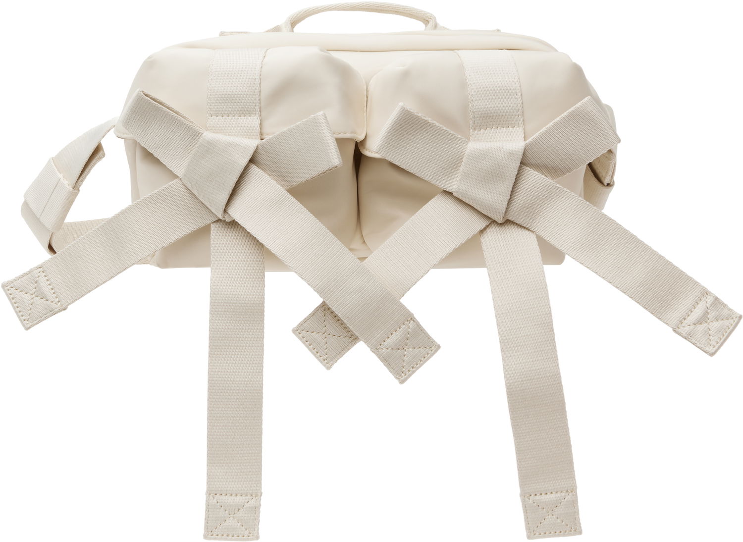 Axelväska Simone Rocha Simone Rocha Classic Bow Crossbody Bag Vit | BAG149B-M 0761, 0