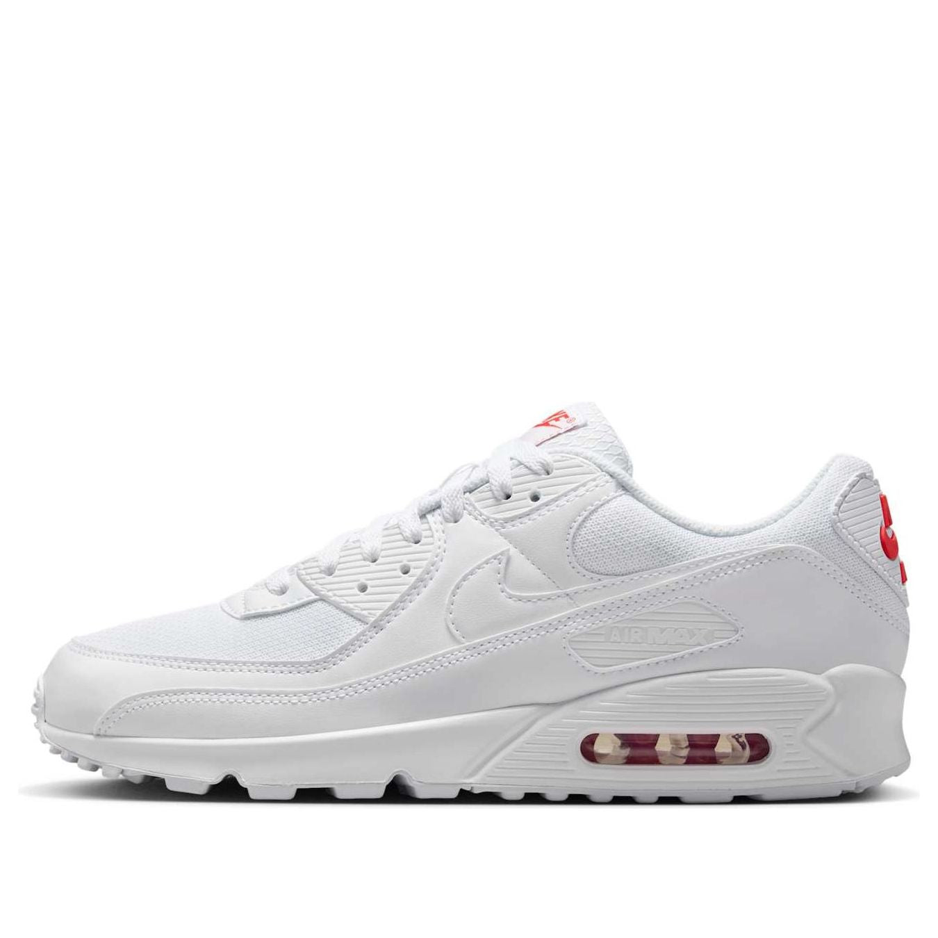 Sneakers och skor Nike Air Max 90 'White Light Crimson' Vit | DM0029-118, 0