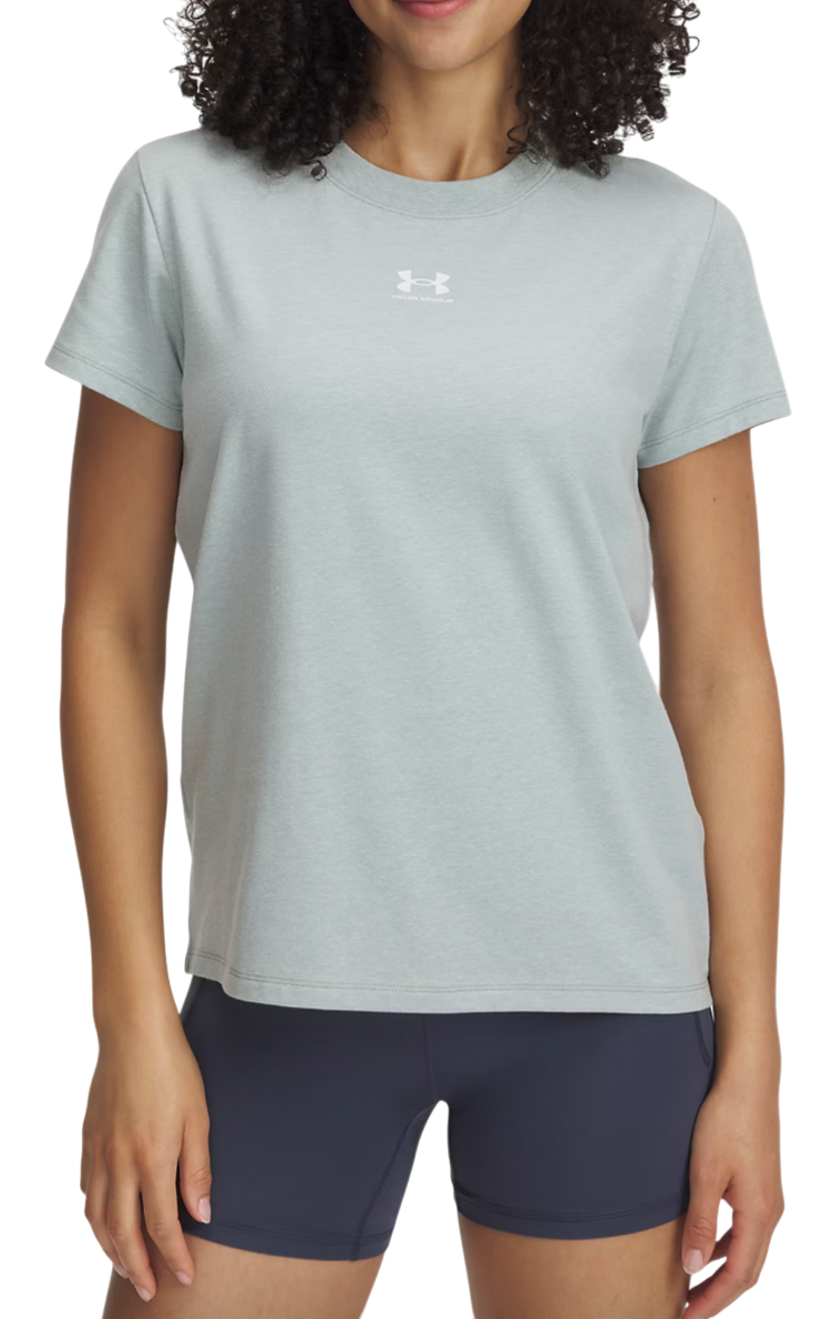 T-shirt Under Armour Under Armour Rival Core Short Sleeve T-Shirt Grön | 1383648-349