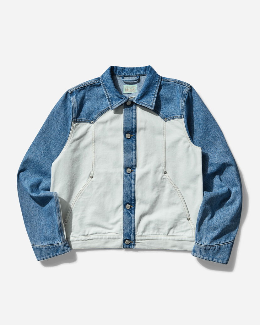 Jacka Aries Patchwork Western Carpenter Jacket Blå | AR7030503 MLT