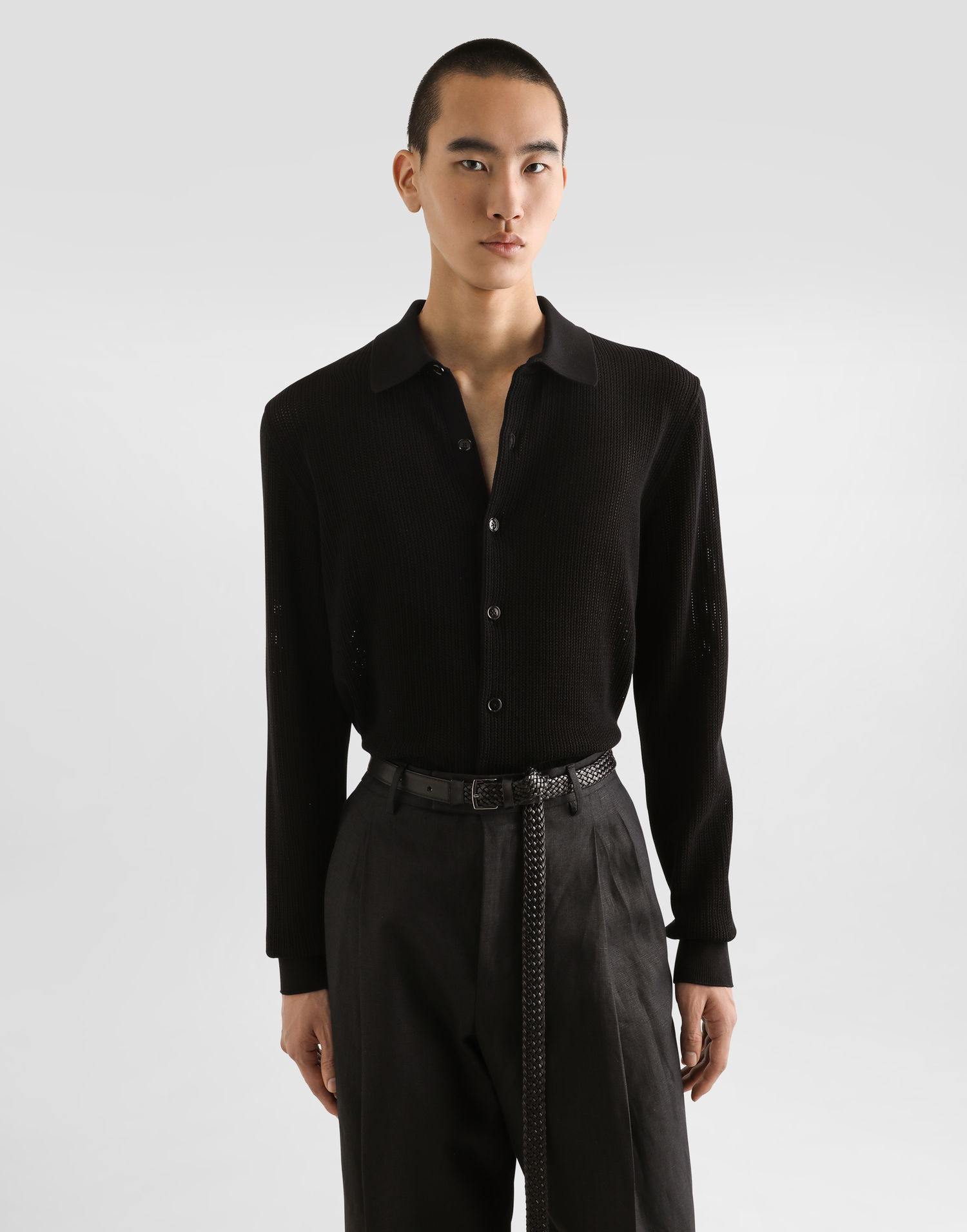 Sweater Dolce & Gabbana Dolce & Gabbana Knitted Cardigan Svart | GXVB3TJBCFON0000, 1