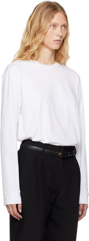 T-shirt The Row Ciles Long Sleeve T-Shirt Svart | 6891-K220, 1