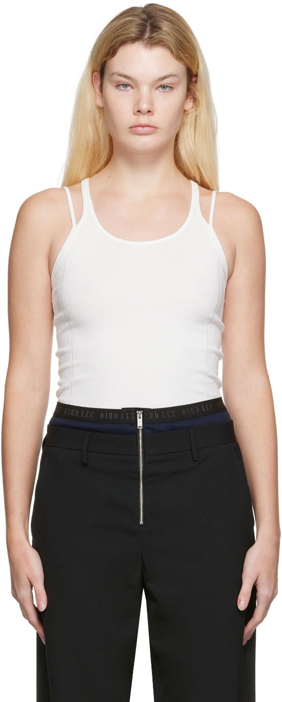 Linne Dion Lee Density Tank Top Vit | C7098P22