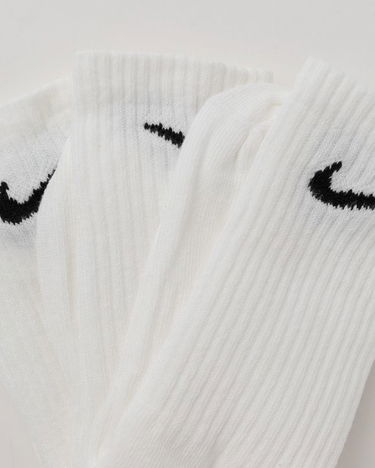 Strumpor Nike Everyday Lightweight Crew Socks 3-Pack Vit | SX7676-100, 4