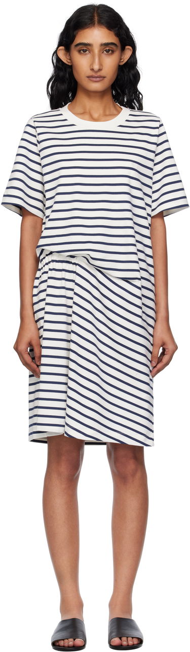 Klä Max Mara Weekend Max Mara Pireo Striped Minidress Vit | 2515621012600, 0