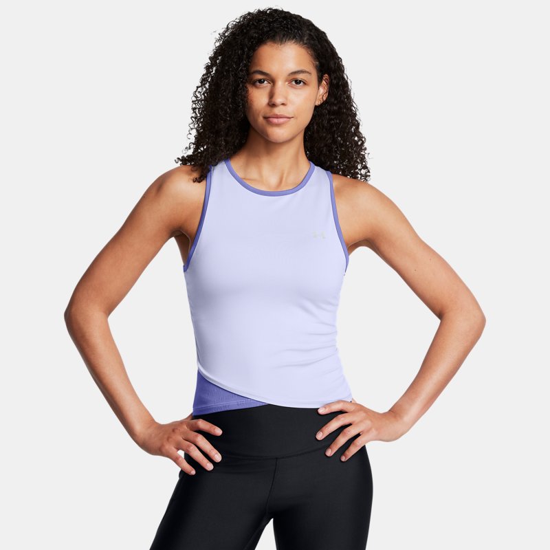 Linne Under Armour Breeze Asymmetric Training Tank Top Purpur | 1383657-539