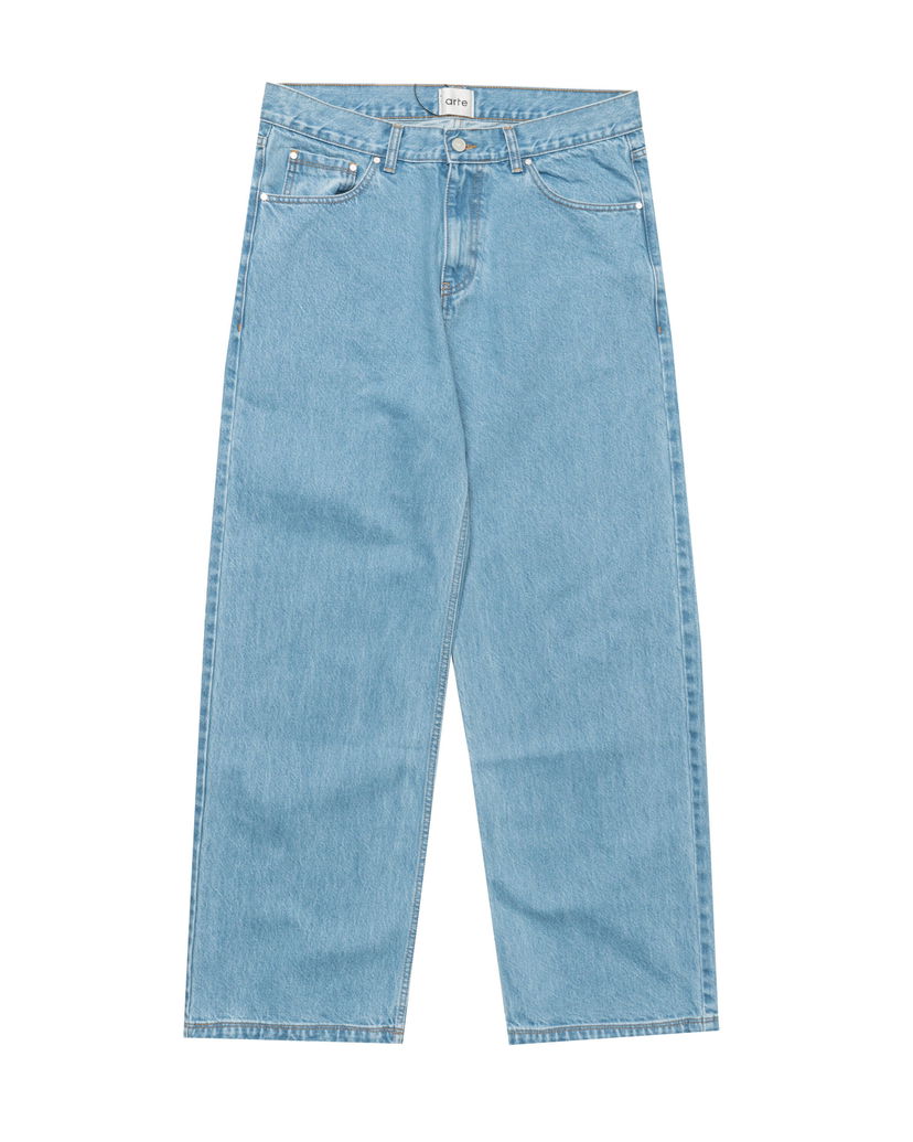 Jeans Arte Antwerp Arte Antwerp Graphic Wide Leg Jeans Blå | AW25-080P-BLE