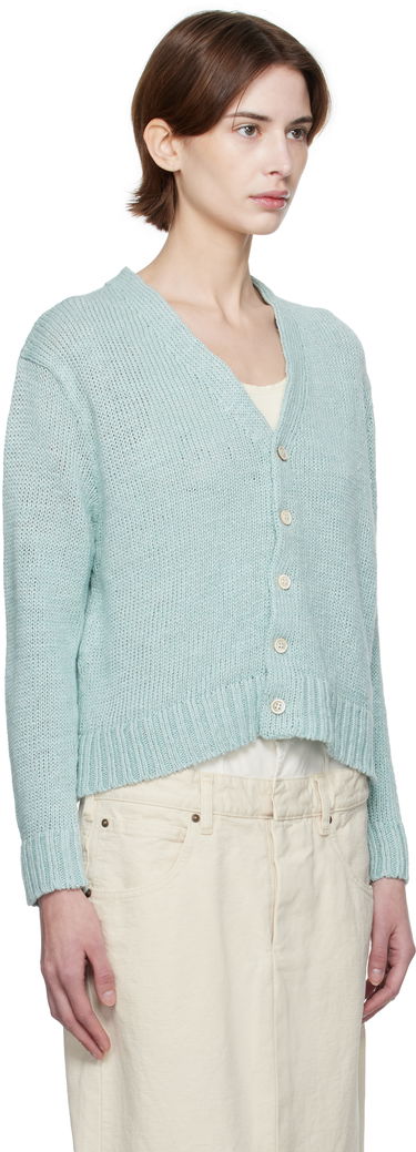 Sweater Maison Margiela Maison Margiela Hemp Knit Cropped Cardigan Grön | S51HP0017 M13100, 1