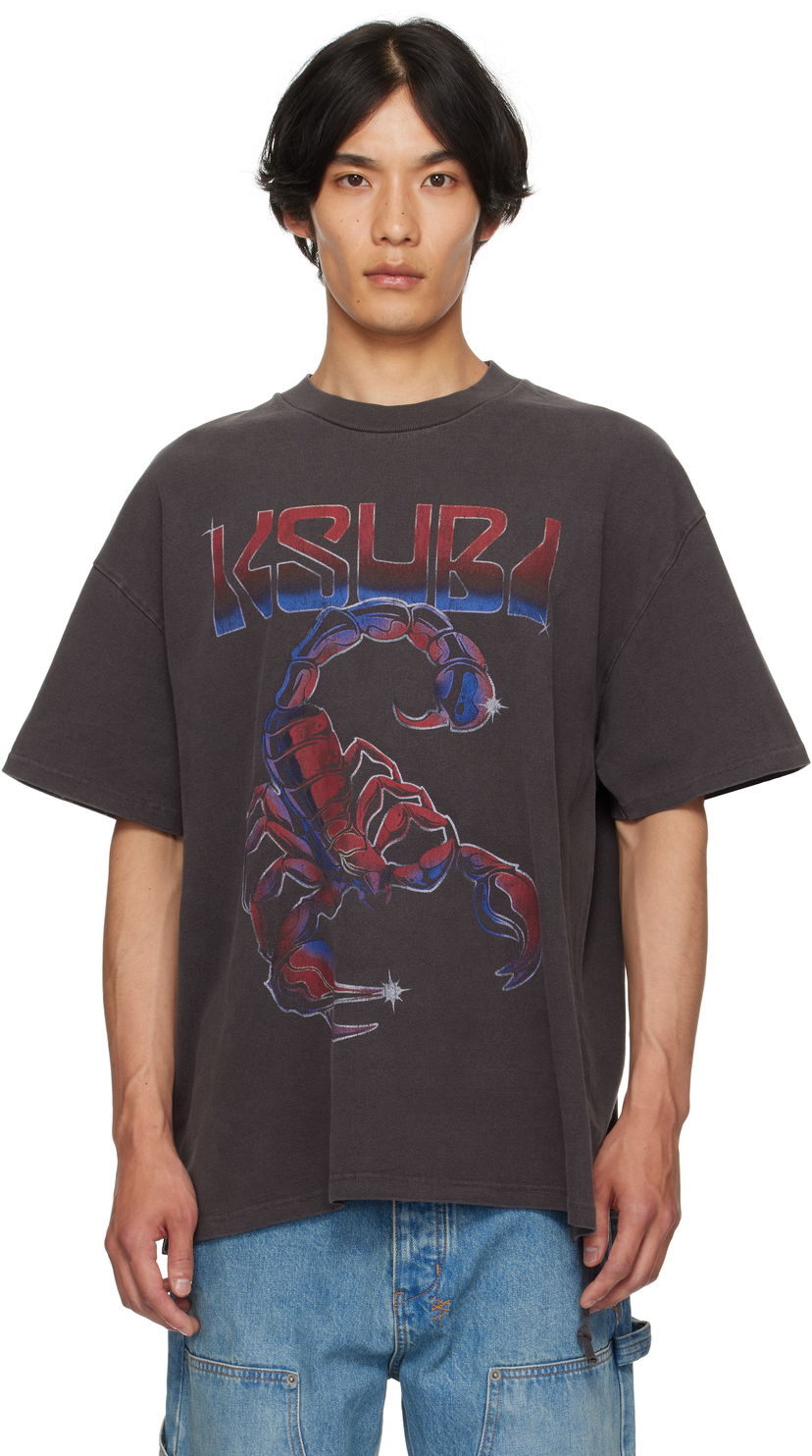 T-shirt Ksubi Ksubi Venom Ekcess Graphic T-Shirt Svart | MPF25TE026