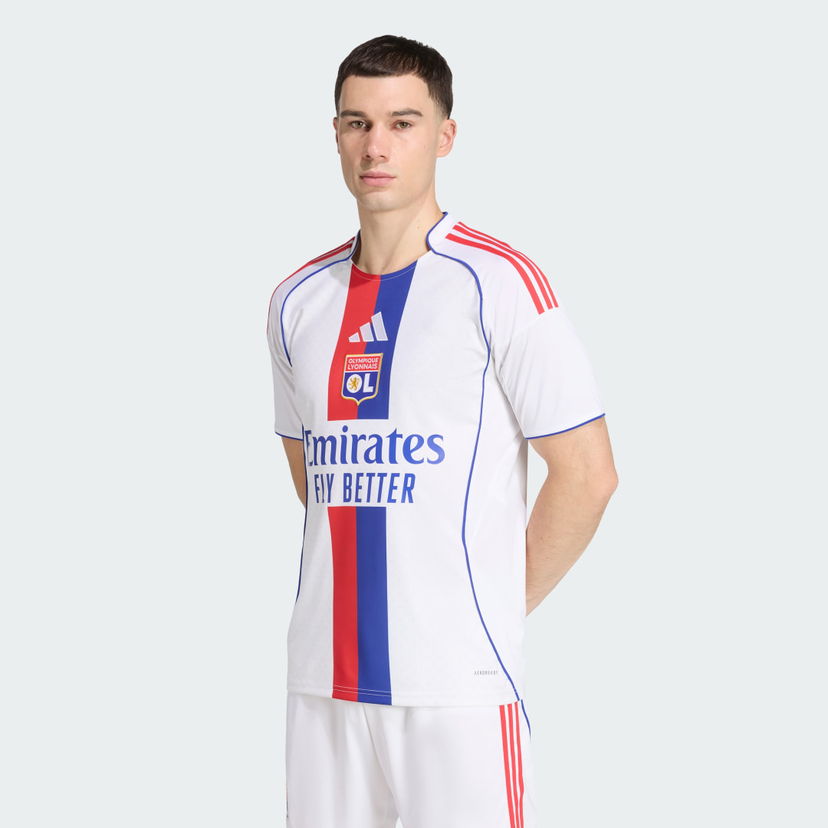 Jersey adidas Performance Olympique Lyonnais 25/26 Home Jersey Vit | JD1396