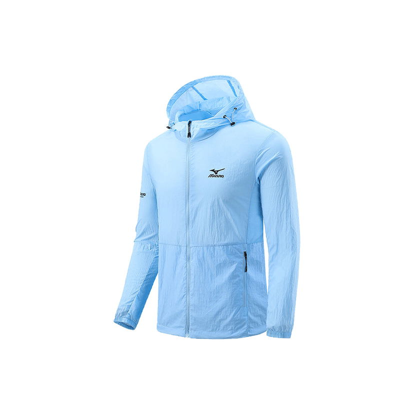 Vindjacka Mizuno Men's Hooded Sports Jacket Blå | A2CE4103