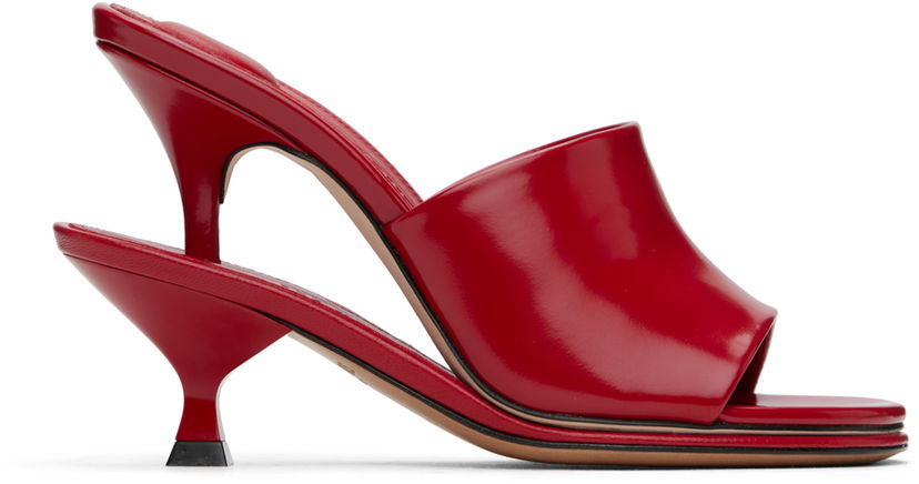 Tillbehör Jacquemus Jacquemus La Casa 'Les doubles mules' Heeled Sandals Röd | 24H243FO160-4036