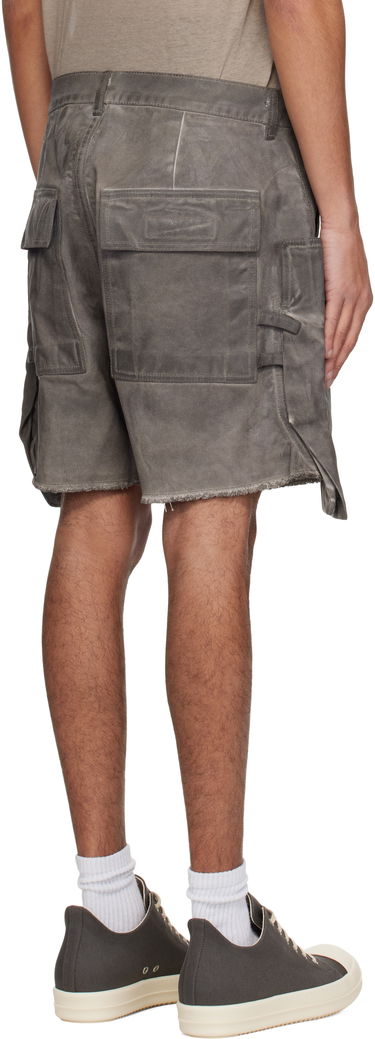 Shorts Rick Owens Rick Owens DRKSHDW Hollywood Stefan Cargo Denim Shorts Grå | DU01E3358 DCF, 2