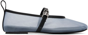 Klä rag & bone rag & bone Spire Mary Jane Ballerina Flats Blå | WFF24PF047MS47, 0