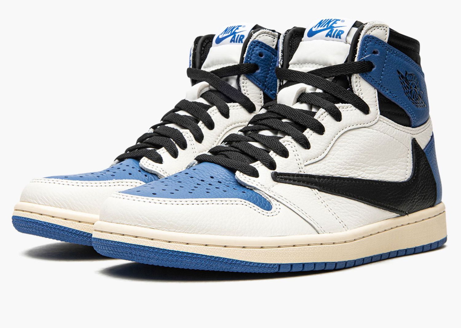 Sneakers och skor Jordan Fragment Design x Travis Scott x Air Jordan 1 Retro High Blå | DH3227-105, 1