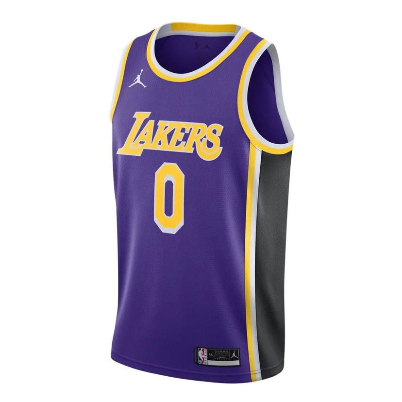 Jersey Jordan Jordan NBA Lakers Kuzma 0 Retro Basketball Jersey Purpur | CV9481-506