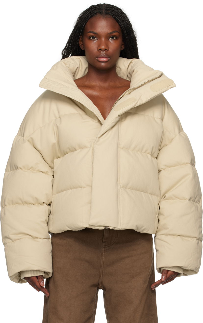 Pufferjacka Entire Studios Down Puffer Jacket Vit | ES2398OW