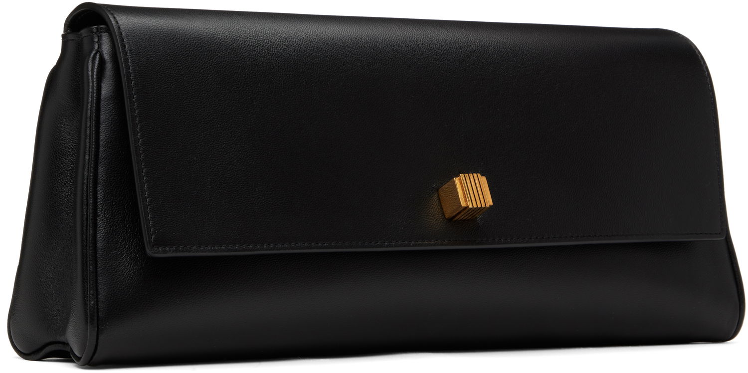 Handväska Khaite Khaite Audrey Leather Clutch Svart | H3033-867, 1