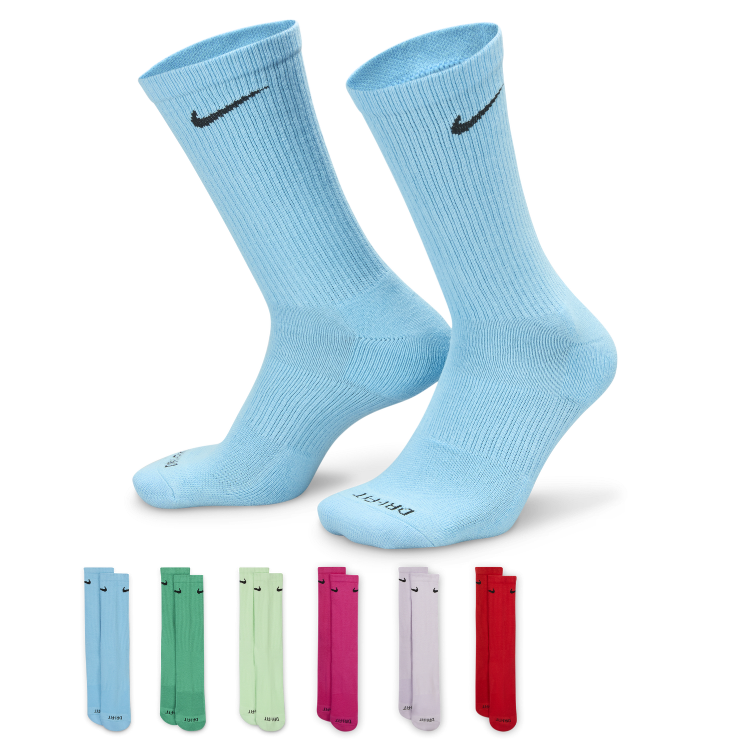 Strumpor Nike Everyday Plus Turkos | SX6897-907, 0