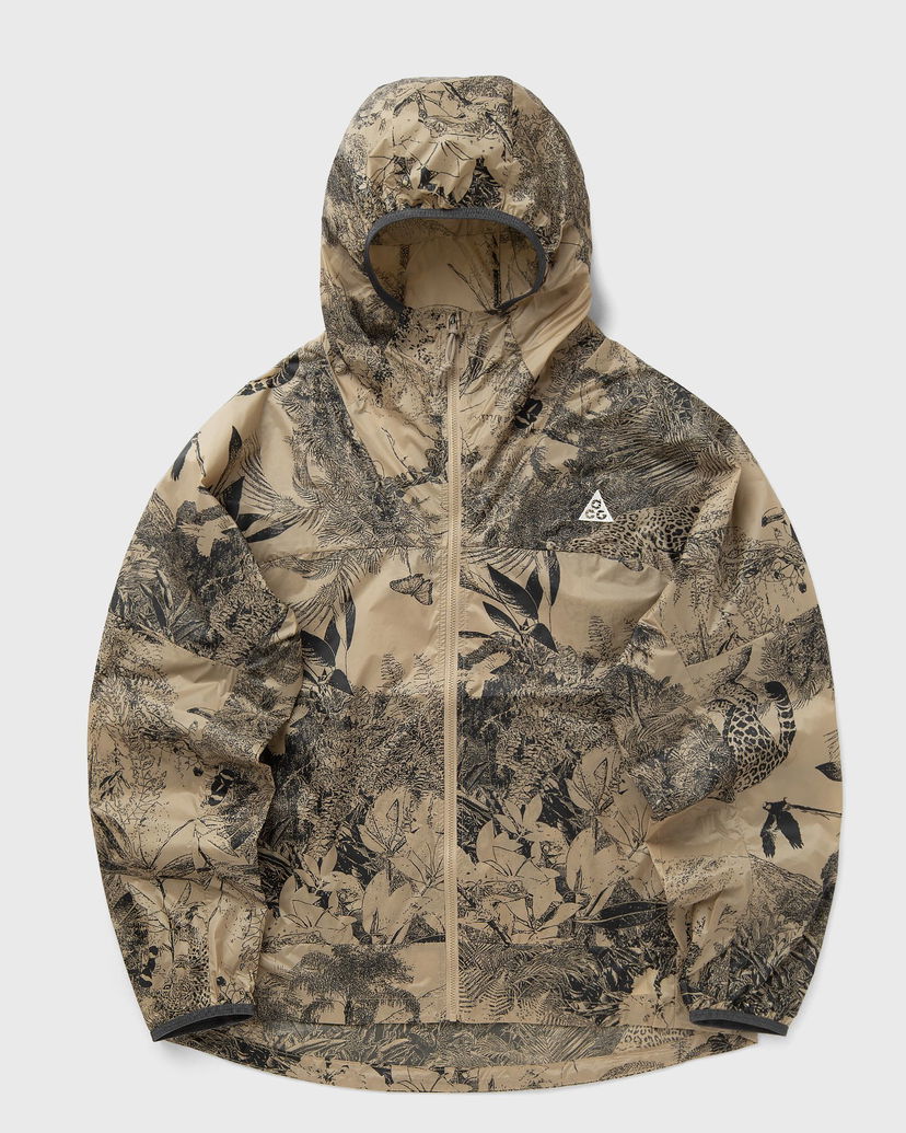 Vindjacka Nike ACG Windproof Cinder Cone Jacket All Over Print Beige | HJ2885-297