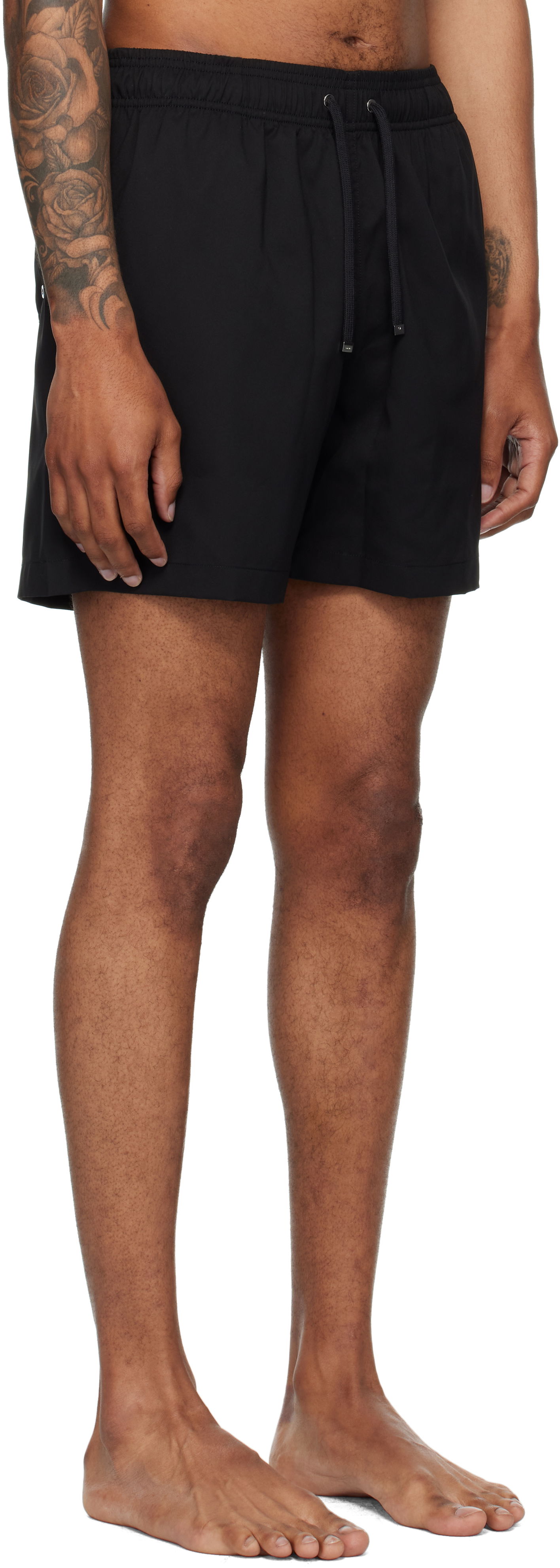 Badkläder AMIRI Core Logo Swim Shorts Svart | AMSWTK1034, 1
