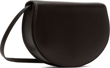 Axelväska The Row The Row Canteen Leather Shoulder Bag Brun | W1730-L117, 1