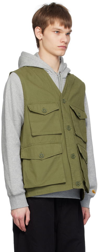 Väst Carhartt WIP Work In Progress Utility Pocket Vest Grön | I032980, 1