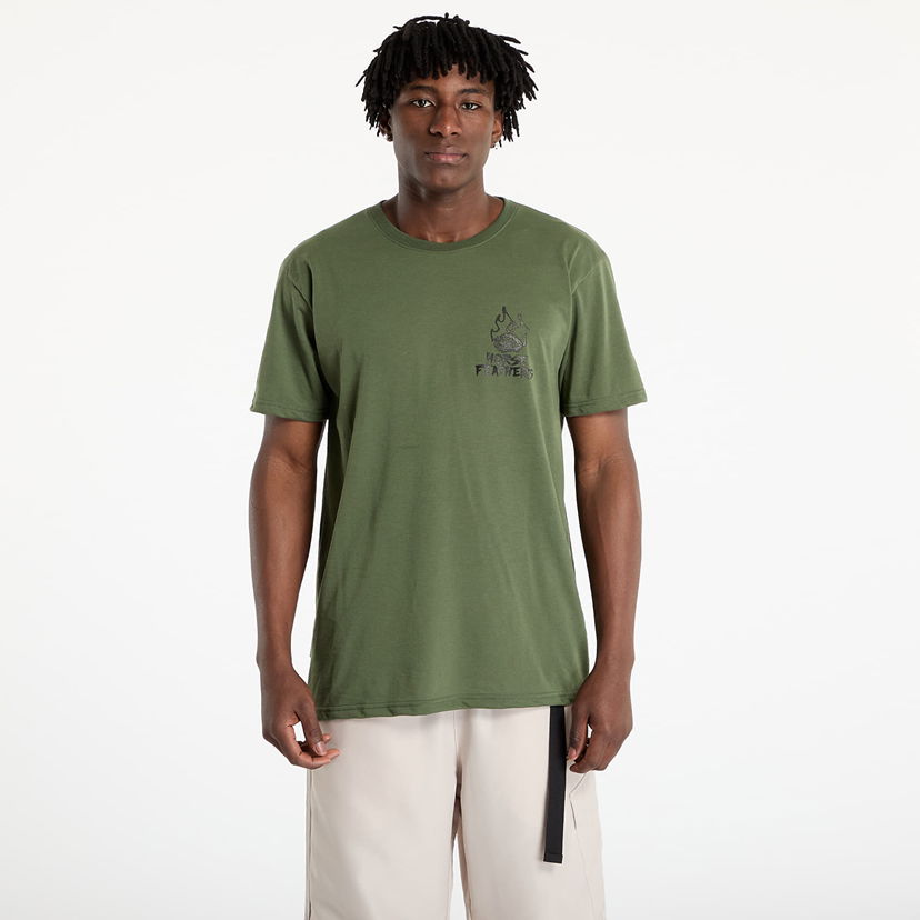 T-shirt Horsefeathers Horsefeathers Reckless Tech T-Shirt Grön | TM068A