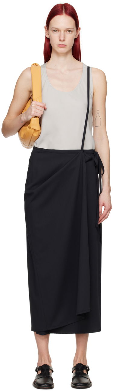 Handväska LEMAIRE Lemaire Midi Wrap Skirt Gul | SK1028 LF1210, 0