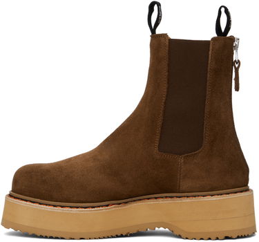 Kläder R13 R13 Single Stack Chelsea Boots Brun | R13S0240-07, 2
