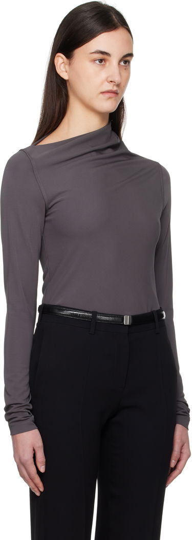 T-shirt TOTEME TOTEME Draped Jersey T-Shirt Grå | 251-WRT4462-FB0162, 1