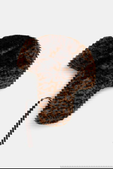 Hatt Kangol Leopard Print Faux Fur Trapper Hat Brun | K4266ST.LEOPARD, 2